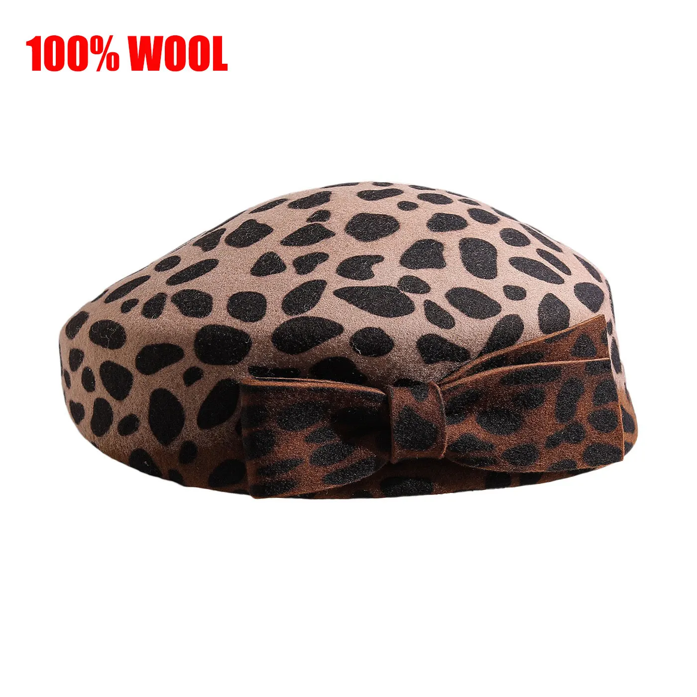Модный французский элегантный берет из 100% шерсти в форме леопардового узора с бантом, декоративная шляпа художника, европейско-американский осенний фетровый берет Par
Модный французский элегантный берет из 100% шерсти в форме леопардового узора с бантом, декоративная шляпа художника, европейско-американский осенний фетровый берет Par