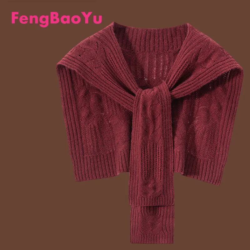 Fengbaoyu Spring Autumn Cashmere Thickened All knitted Small Square Shawl with Women's Wool Knitted Hollow Scarf Neck Protection
Fengbaoyu Spring Autumn Cashmere Thickened All knitted Small Square Shawl with Women's Wool Knitted Hollow Scarf Neck Protection