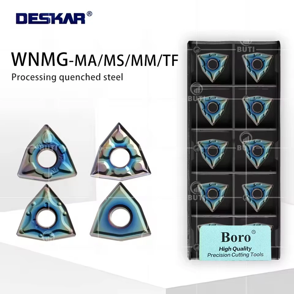 DESKAR 100% оригинал WNMG 080404 WNMG 080408 MA MS MMTF618WNMG 080404 / 080408 -TF TF918 Обработка стальных лезвий с ЧПУ, твердый стад
DESKAR 100% оригинал WNMG 080404 WNMG 080408 MA MS MMTF618WNMG 080404 / 080408 -TF TF918 Обработка стальных лезвий с ЧПУ, твердый стад