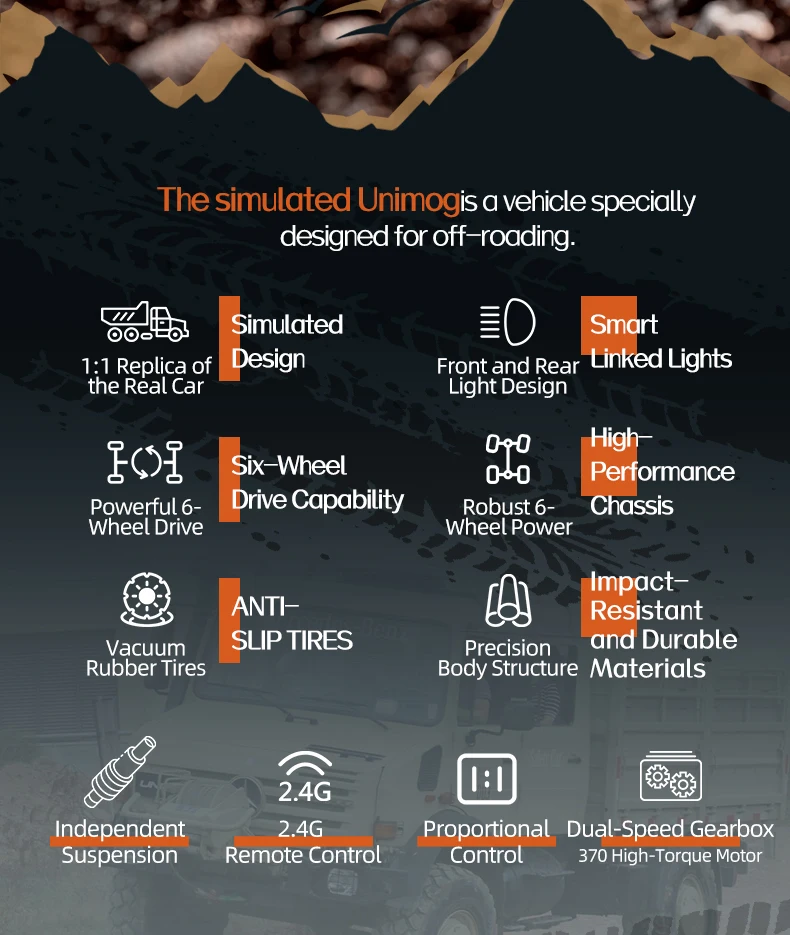 2.4G 6WD RC Car 1/18 Off-road Remote Control Vehicle Transport Rescue Climbing Crawler Model Car Toy Gift For Kid Boy RC racing
2.4G 6WD RC Car 1/18 Off-road Remote Control Vehicle Transport Rescue Climbing Crawler Model Car Toy Gift For Kid Boy RC racing