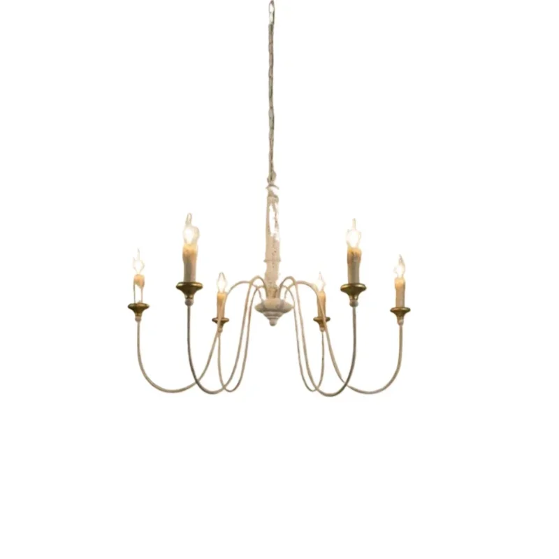 American rural solid wood stairwell chandelier, French retro living room dining room bedroom old lamp wabi
American rural solid wood stairwell chandelier, French retro living room dining room bedroom old lamp wabi