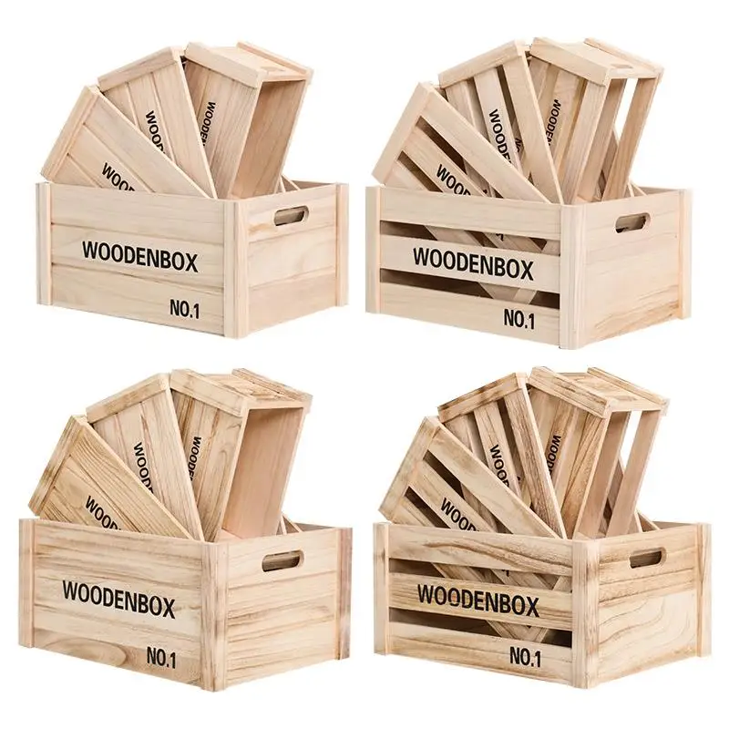 Wood Storage Box Rectangular Household Miscellaneous Basket Fruit Box Wood Strip Box Frame Box Nordic Country Sle
Wood Storage Box Rectangular Household Miscellaneous Basket Fruit Box Wood Strip Box Frame Box Nordic Country Sle