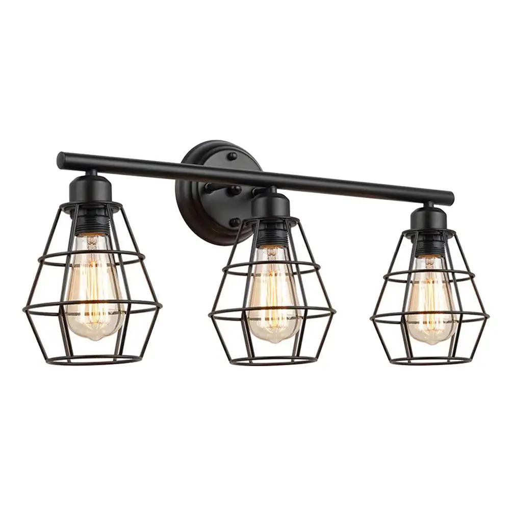 Three Head Wall Lamp Vintage Iron Bathroom Vanity Light E27 Holder Classic Style Home Decor Bedroom Hotel Corridor Bar Indoor
Three Head Wall Lamp Vintage Iron Bathroom Vanity Light E27 Holder Classic Style Home Decor Bedroom Hotel Corridor Bar Indoor