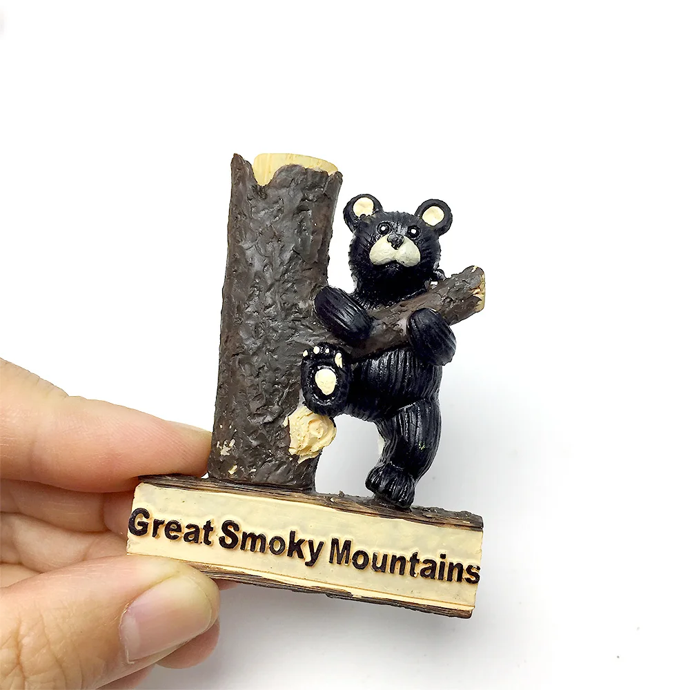 Resin Great Smoky Mountains Bear Tree Trunk Magnet - Unique Home Decor Refrigerator Magnet
Resin Great Smoky Mountains Bear Tree Trunk Magnet - Unique Home Decor Refrigerator Magnet