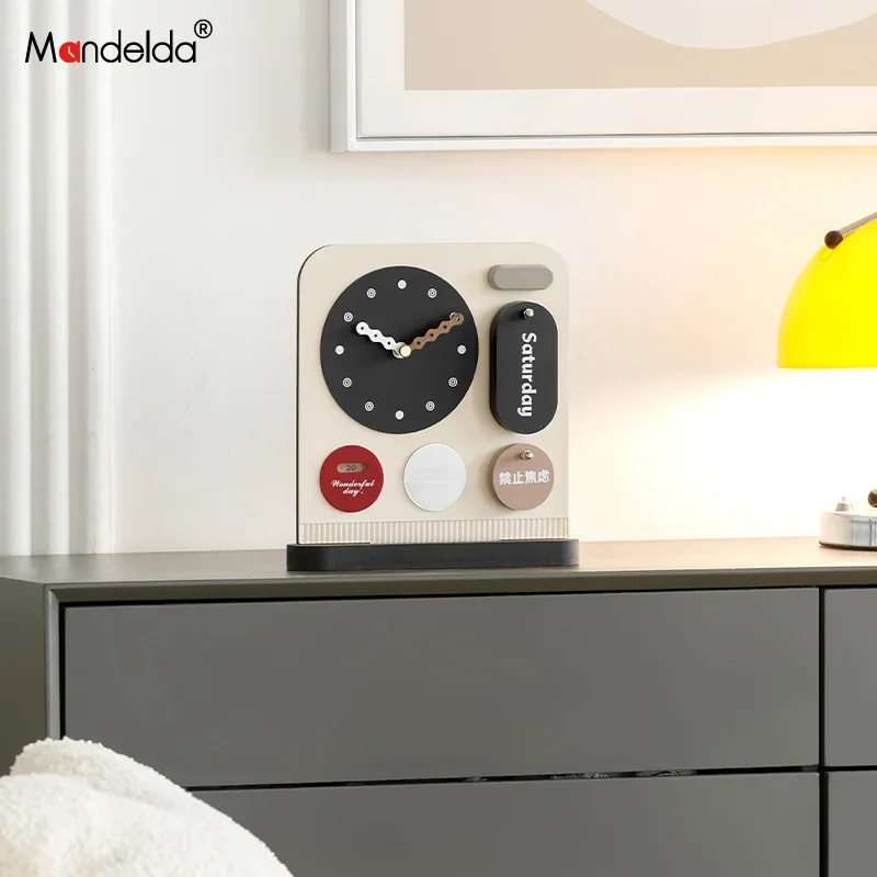 Home Home Decoration Modern Simple Style Living Room Clock Porch Creative Office Desktop Decoration
Home Home Decoration Modern Simple Style Living Room Clock Porch Creative Office Desktop Decoration
