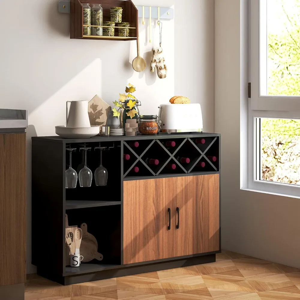 Buffet Sideboard, Wine Bar Base Cabinet , Glass Holder, Kitchen Cupboard for Kitchenware Liquor, Coffee Bar Station Buffet Table
Buffet Sideboard, Wine Bar Base Cabinet , Glass Holder, Kitchen Cupboard for Kitchenware Liquor, Coffee Bar Station Buffet Table