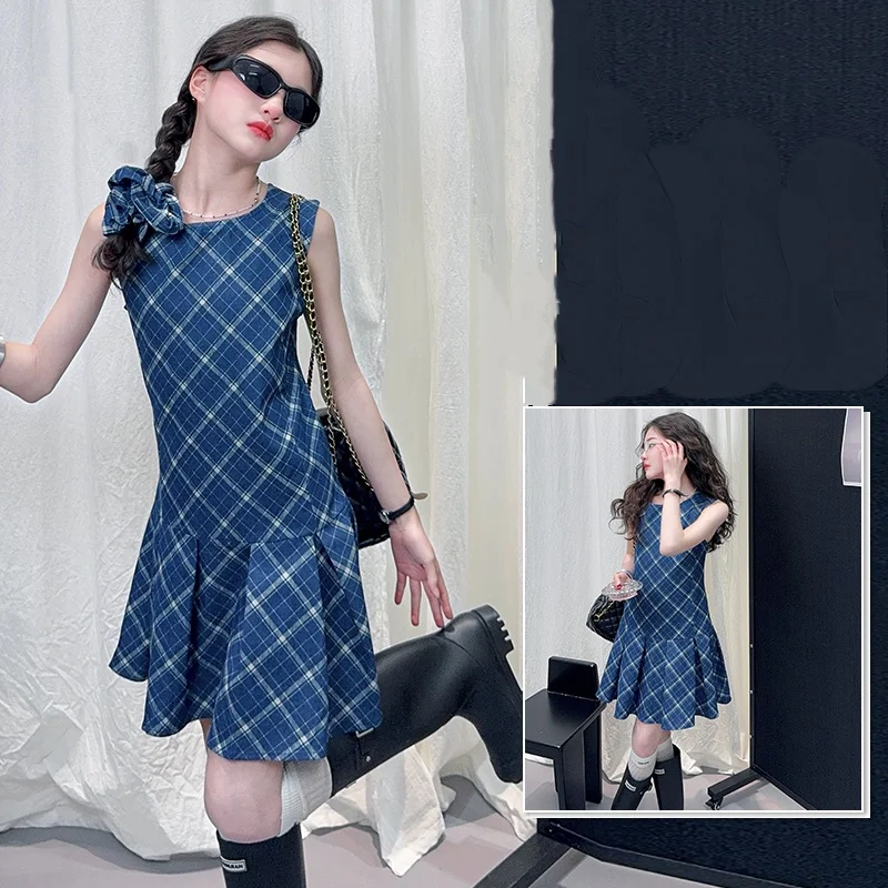 2025 Baby Girls Dresses Size 4-14Y Sweetheart Korea Style A-Line Dress Child Summer Sleeveless Dress Toddler Girl Casual Outfit
2025 Baby Girls Dresses Size 4-14Y Sweetheart Korea Style A-Line Dress Child Summer Sleeveless Dress Toddler Girl Casual Outfit