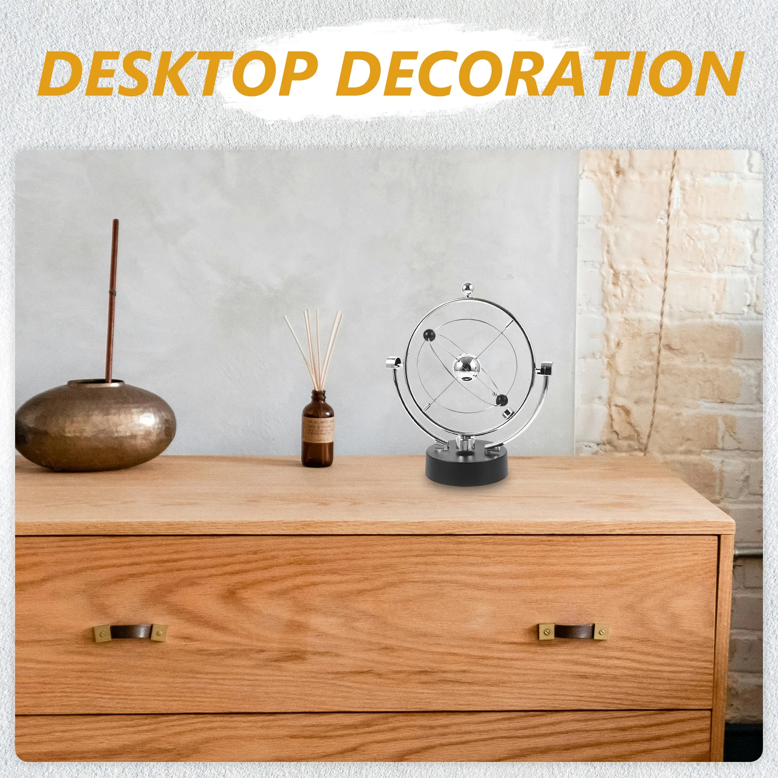 Swinging Motion Physics Science Desktop Decoration Celestial Movement Revolving Rocker Perpetual Motion Instrument For Office
Swinging Motion Physics Science Desktop Decoration Celestial Movement Revolving Rocker Perpetual Motion Instrument For Office