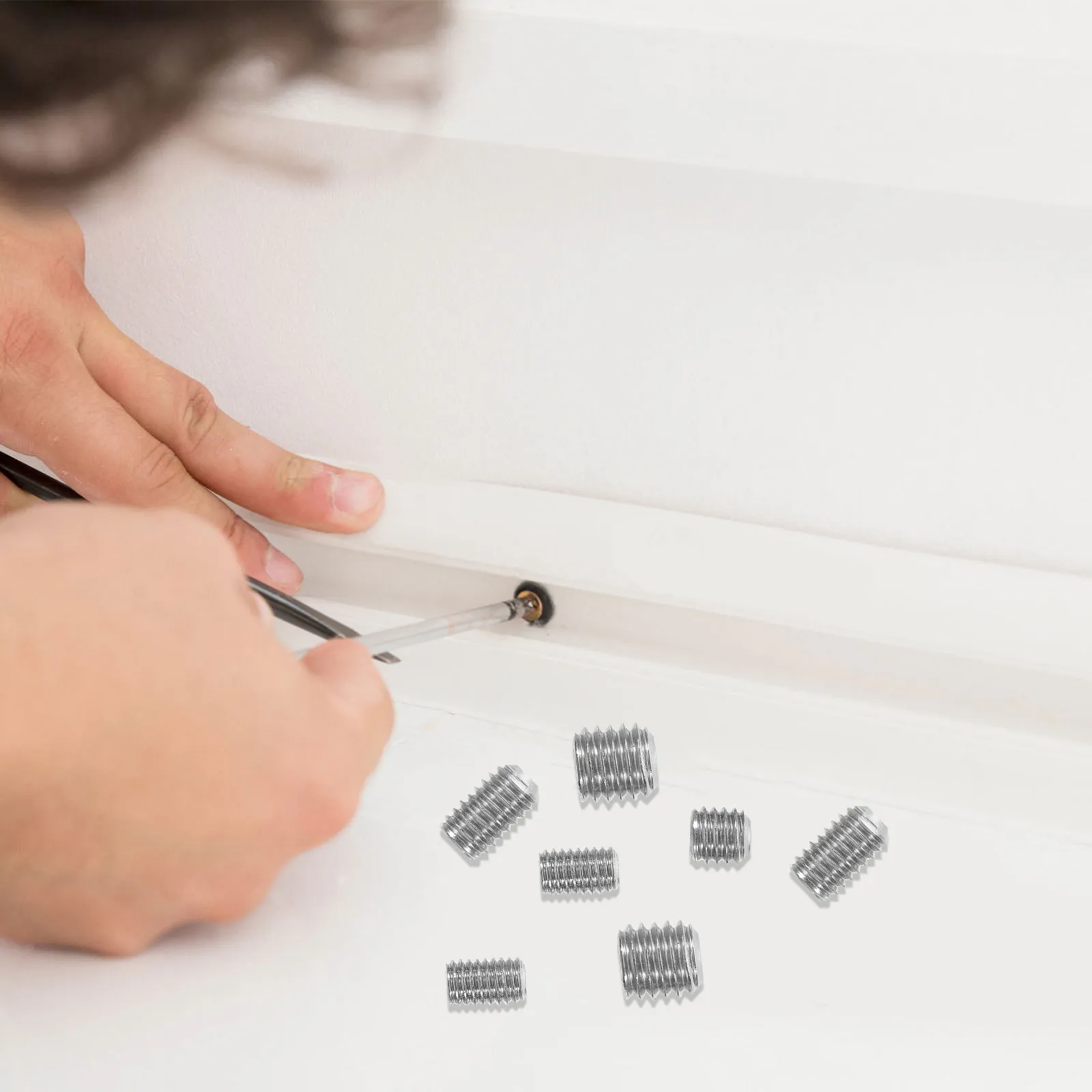 Набор шестигранных винтов из закаленной нержавеющей стали для сантехники, дверных ручек, ремонта и инженерных работ
Набор шестигранных винтов из закаленной нержавеющей стали для сантехники, дверных ручек, ремонта и инженерных работ