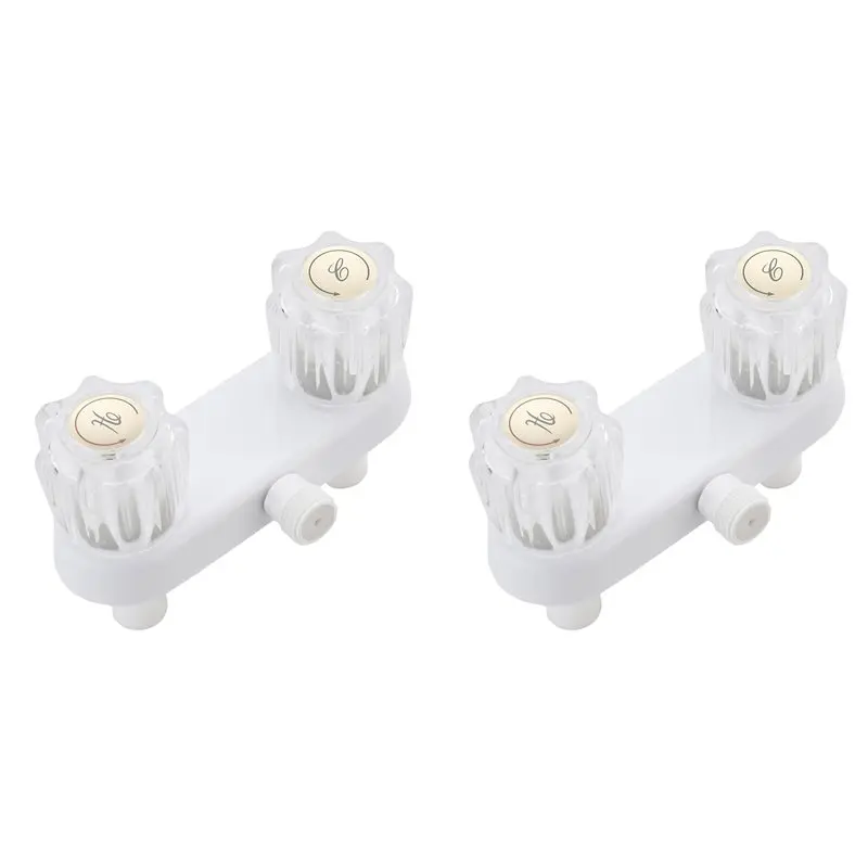 AT21-2X RV Shower Faucet, Shower Faucet Replacement 4 Inch RV Shower Valve Diverter With Dual Knobs
AT21-2X RV Shower Faucet, Shower Faucet Replacement 4 Inch RV Shower Valve Diverter With Dual Knobs