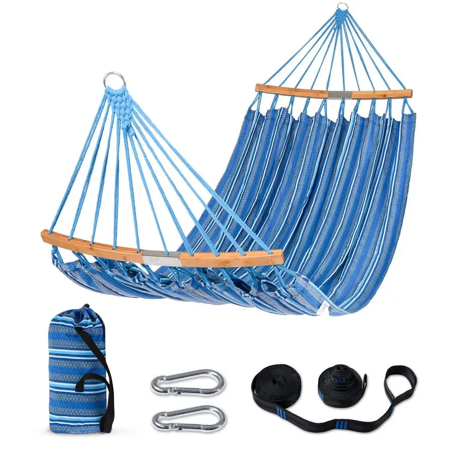 Hammocks Double Hammock with Curved Spreader Bar, Outdoor Portable Hammock with Carrying Bag amp Tree Straps for Bedroom, Patio,
Hammocks Double Hammock with Curved Spreader Bar, Outdoor Portable Hammock with Carrying Bag amp Tree Straps for Bedroom, Patio,