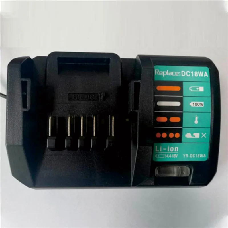 Зарядное устройство B92B-2X 14,4-18 В DC18WA для Maktec DC18SG DC1851 BL1813G BL1415G BL1815G BL1413G UH522D UM167D UR180D-US Plug
Зарядное устройство B92B-2X 14,4-18 В DC18WA для Maktec DC18SG DC1851 BL1813G BL1415G BL1815G BL1413G UH522D UM167D UR180D-US Plug