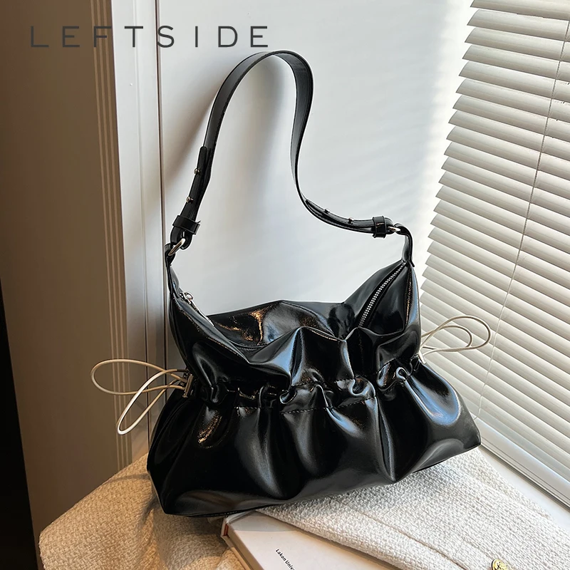 LEFTSIDE PU Leather Small Crossbody Bags Lady Shoulder Bag for Women 2025 New Fashion Silver Fashion Retro Handbags and Purses
LEFTSIDE PU Leather Small Crossbody Bags Lady Shoulder Bag for Women 2025 New Fashion Silver Fashion Retro Handbags and Purses