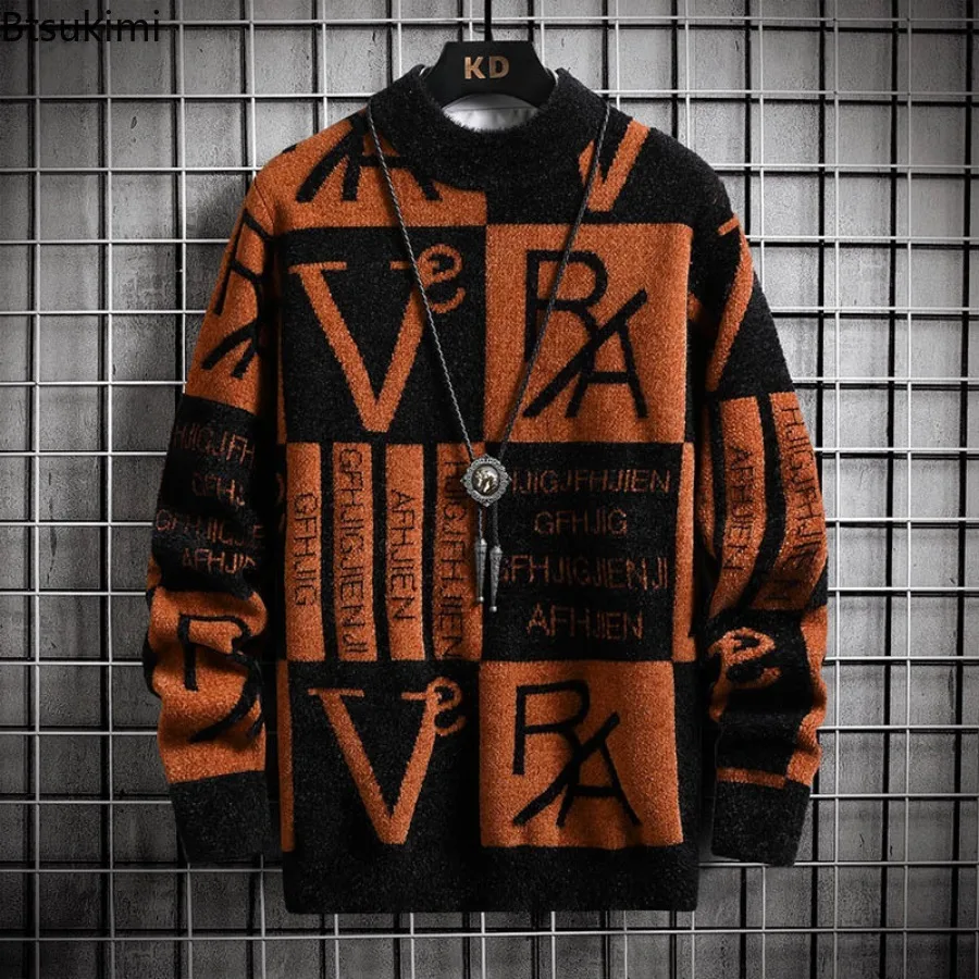 Fashion O-Neck Pullovers Men's Autumnr Winter Thicken Warm Knitwear Jumpers Y2k Streetwear Long Sleeve Knitted Sweaters for Men
Fashion O-Neck Pullovers Men's Autumnr Winter Thicken Warm Knitwear Jumpers Y2k Streetwear Long Sleeve Knitted Sweaters for Men