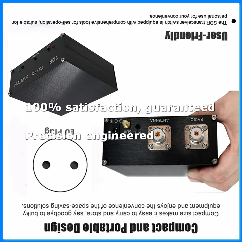 160MHz 100W SDR Transceiver Antenna Sharer Radio Switch Antenna Sharer Practical Signal Equipment TR Switch Box EU Plug-ABWO
160MHz 100W SDR Transceiver Antenna Sharer Radio Switch Antenna Sharer Practical Signal Equipment TR Switch Box EU Plug-ABWO