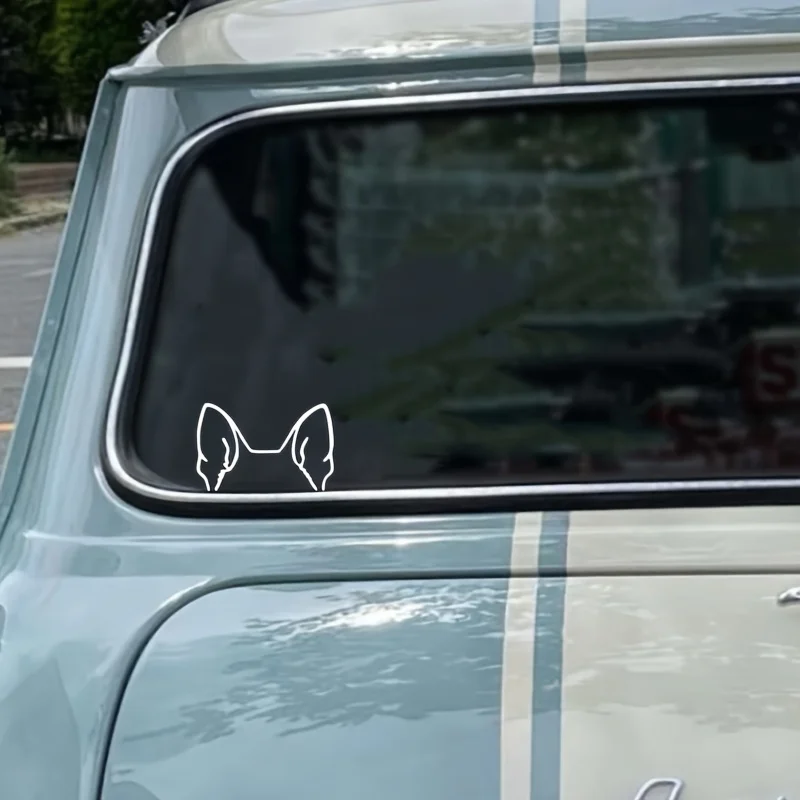German Shepherd Ear Silhouette Waterproof Vinyl Sticker Dog Decal For Car Truck Laptop Glass Metal Bumper Exterior Decor
German Shepherd Ear Silhouette Waterproof Vinyl Sticker Dog Decal For Car Truck Laptop Glass Metal Bumper Exterior Decor