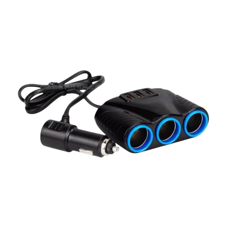 Car Charger One-To-Three Cigarette Lighter Car Mobile Phone Fast Charging Charger Multi-Functional USB Car Charger 12V 24V
Car Charger One-To-Three Cigarette Lighter Car Mobile Phone Fast Charging Charger Multi-Functional USB Car Charger 12V 24V