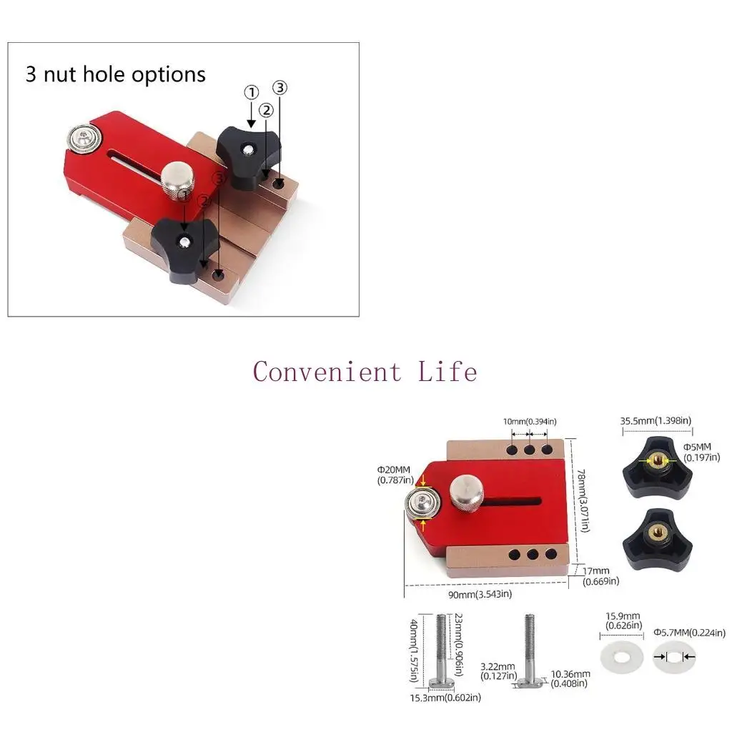 L1EE Cutting Machine Table Fast Cutting Limit Backing Woodworking Workbench Limit Backer Limit Fence Router Table