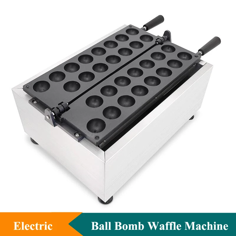Commercial Non-stick Bubble Ball Shape Waffle Machine 5cm Mini Ball Bomb Waffle Maker Machine 110V 220V Electric Waffle Machine
Commercial Non-stick Bubble Ball Shape Waffle Machine 5cm Mini Ball Bomb Waffle Maker Machine 110V 220V Electric Waffle Machine