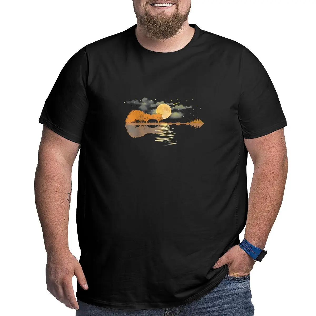 Guitar Lake Graphic T Shirts for Big and Tall Man Plus Size T-shirts Short Sleeve Cotton Top Tees Large Loose Clothing 1X-6X
Guitar Lake Graphic T Shirts for Big and Tall Man Plus Size T-shirts Short Sleeve Cotton Top Tees Large Loose Clothing 1X-6X