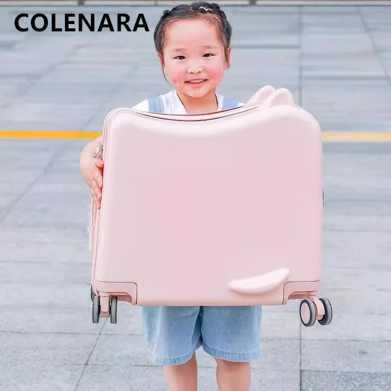 COLENARA Suitcase New Children Boarding Box ABS + PC Luggage 20 Inches Can Sit Lightweight Password Box with Wheel Luggage
COLENARA Suitcase New Children Boarding Box ABS + PC Luggage 20 Inches Can Sit Lightweight Password Box with Wheel Luggage