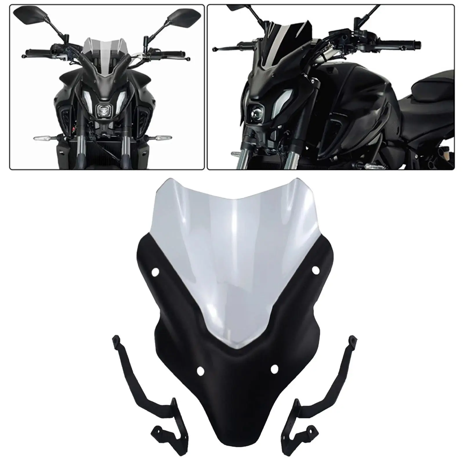 Мотоциклетный ветроотражатель, съемный, универсальный, с отверстиями для крепления, креативная практичная защита от ветра для MT07 2021-2022
Мотоциклетный ветроотражатель, съемный, универсальный, с отверстиями для крепления, креативная практичная защита от ветра для MT07 2021-2022