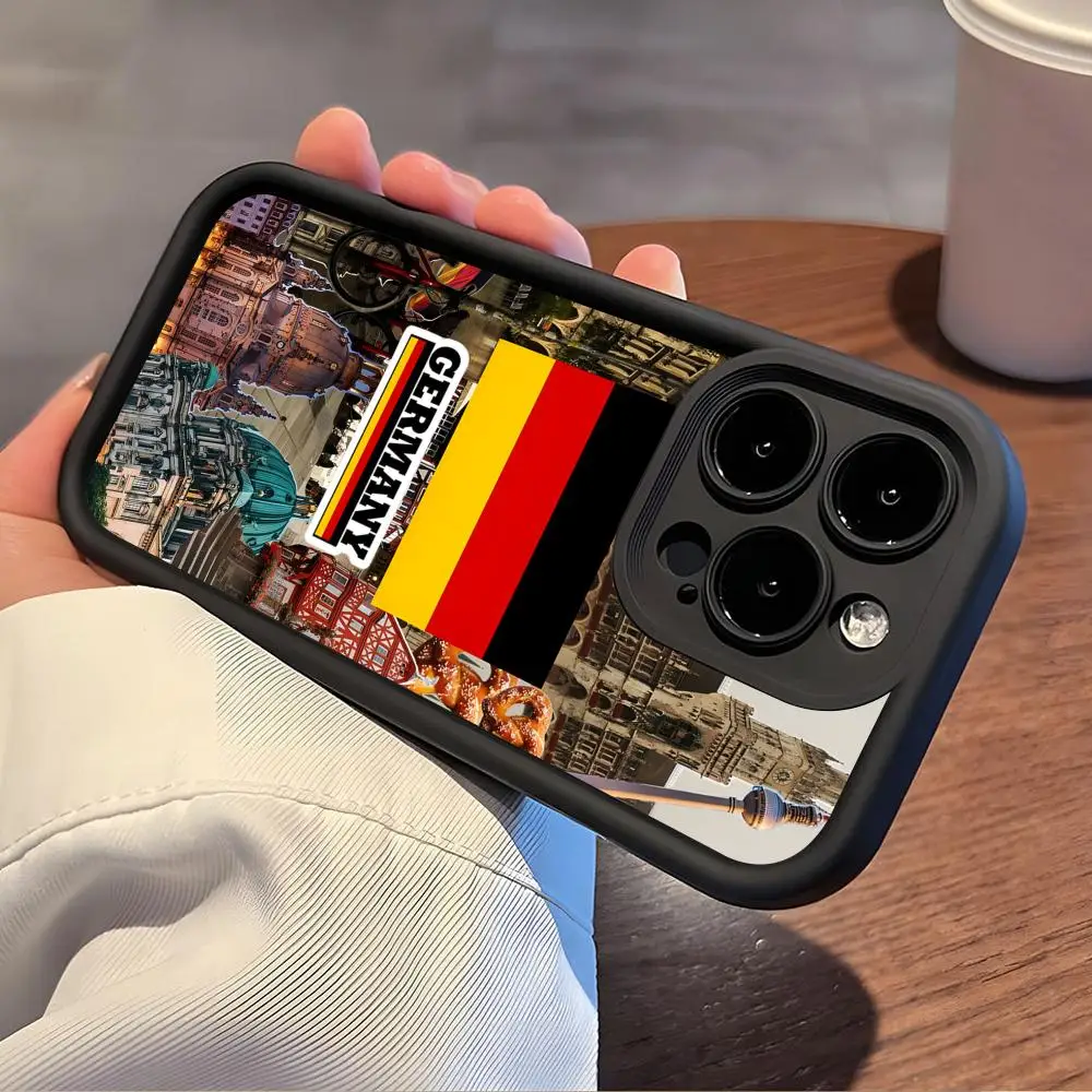 Germany Flag Phone Case for iPhone 17 16 15 14 13 12 11 Air Pro Max Plus Black Soft TPU Shockproof Cover
Germany Flag Phone Case for iPhone 17 16 15 14 13 12 11 Air Pro Max Plus Black Soft TPU Shockproof Cover