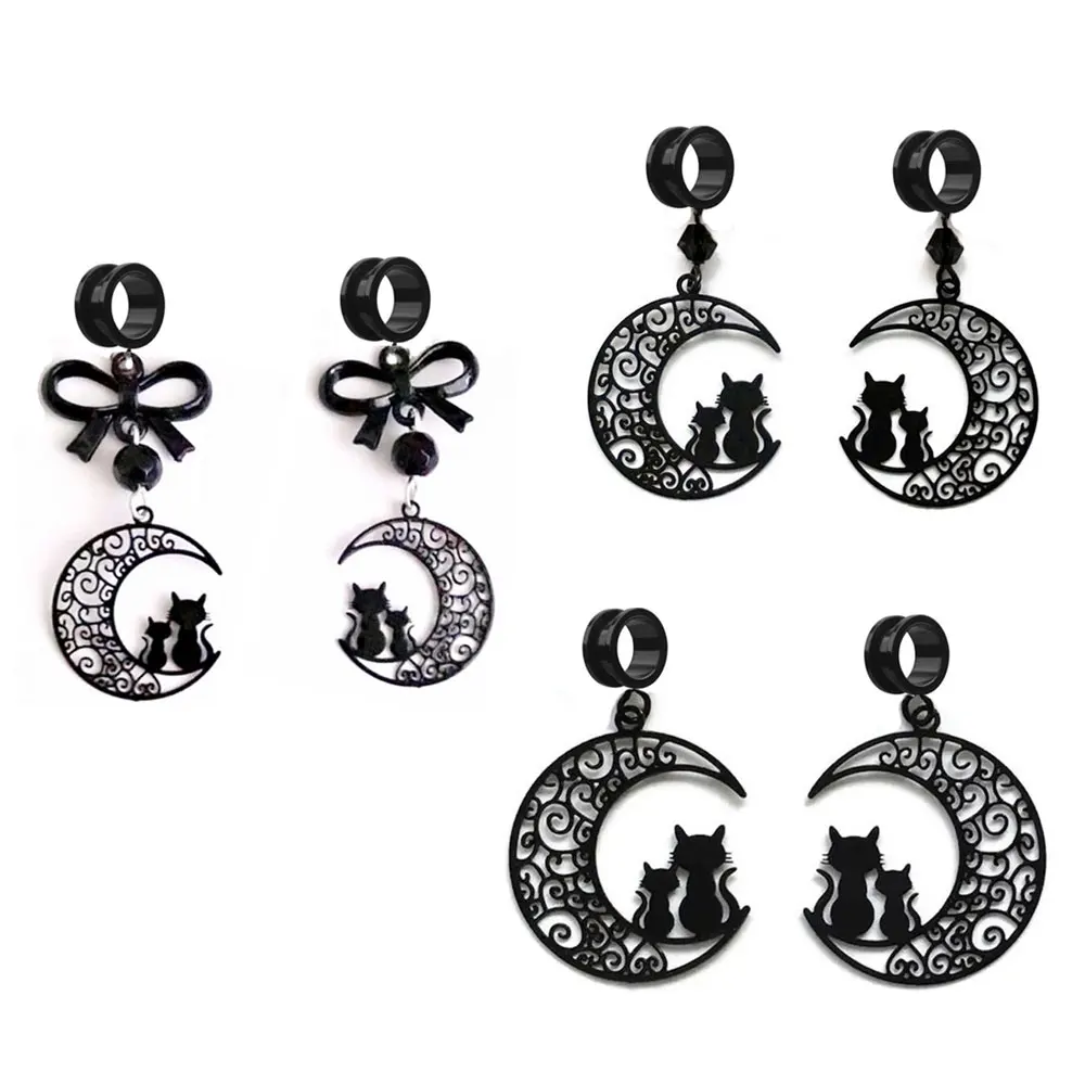 Guemcal 1 Pair Ear Gauge Plug Ear Tunnels Moon Dangle Earrings for Woman Men Ear Expanders Stretcher Body Jewelry Piercings
Guemcal 1 Pair Ear Gauge Plug Ear Tunnels Moon Dangle Earrings for Woman Men Ear Expanders Stretcher Body Jewelry Piercings