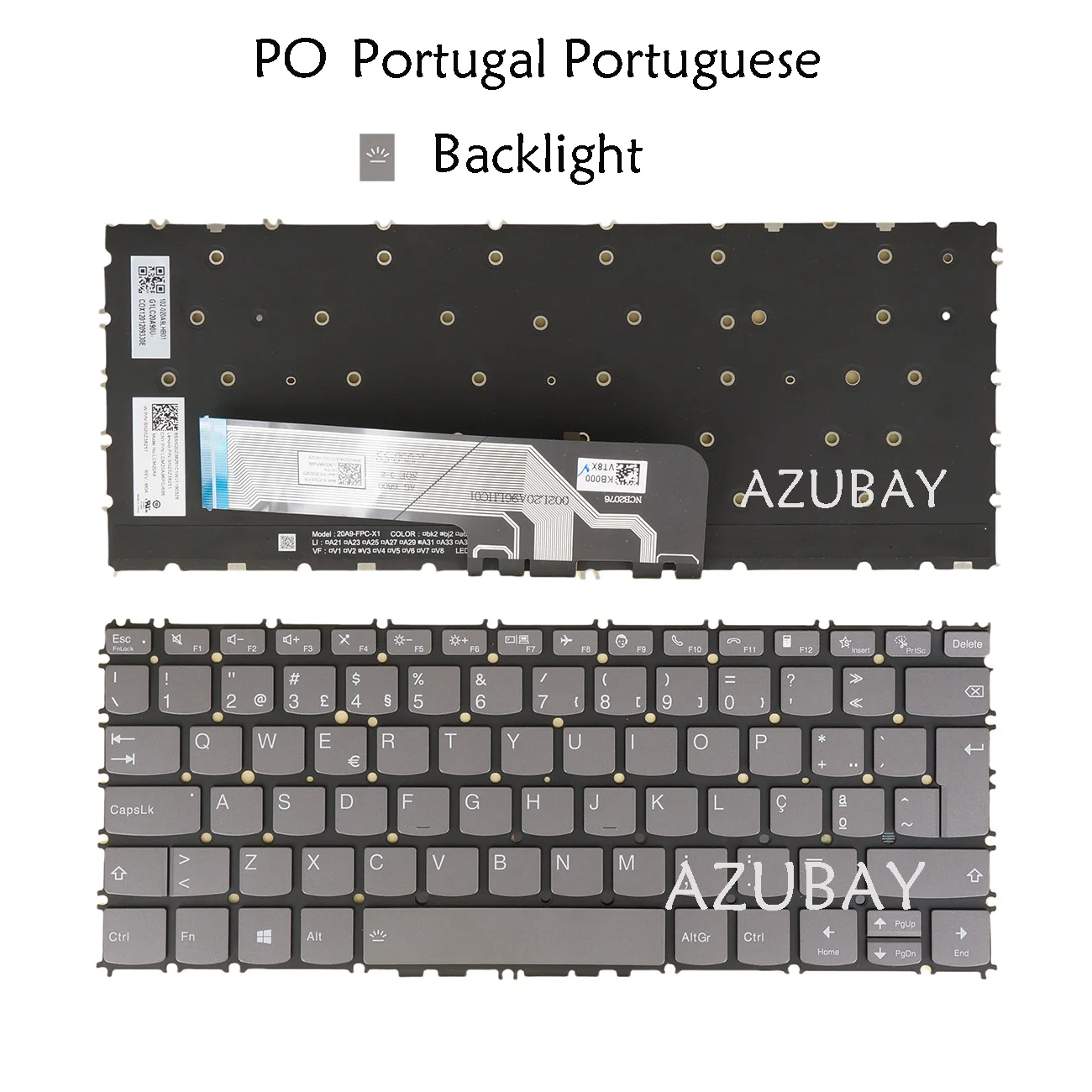 Backlit Keyboard For Lenovo Yoga Slim 7-13ITL5 82CU, 7-13ITL05, 7-13ACN05, 7-13ITL05 7-13ACN05, 7 Carbon 13ITL5 82EV Portuguese
Backlit Keyboard For Lenovo Yoga Slim 7-13ITL5 82CU, 7-13ITL05, 7-13ACN05, 7-13ITL05 7-13ACN05, 7 Carbon 13ITL5 82EV Portuguese