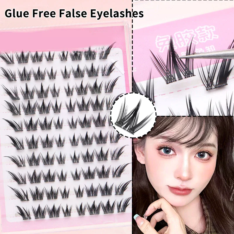 Voluminous No Need Glue Self-adhesive False Eyelashes Fluffy Fish Tail Sunflower Thick Curling Lash Extension DIY Anime Eyes
Voluminous No Need Glue Self-adhesive False Eyelashes Fluffy Fish Tail Sunflower Thick Curling Lash Extension DIY Anime Eyes