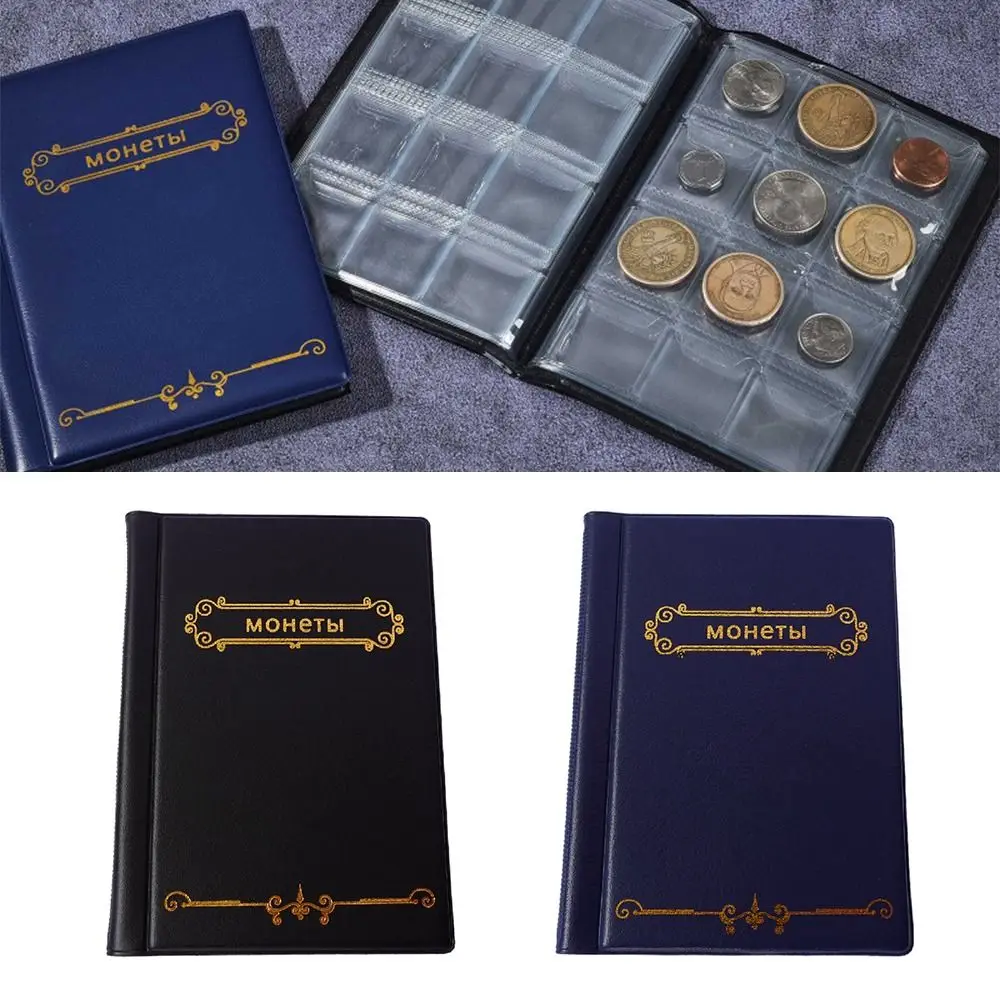 Durable 120 Pockets Coin Collection Album Loose-leaf Large Capacity Album Holder Coin Collection Scrapbook Home Decoration
Durable 120 Pockets Coin Collection Album Loose-leaf Large Capacity Album Holder Coin Collection Scrapbook Home Decoration