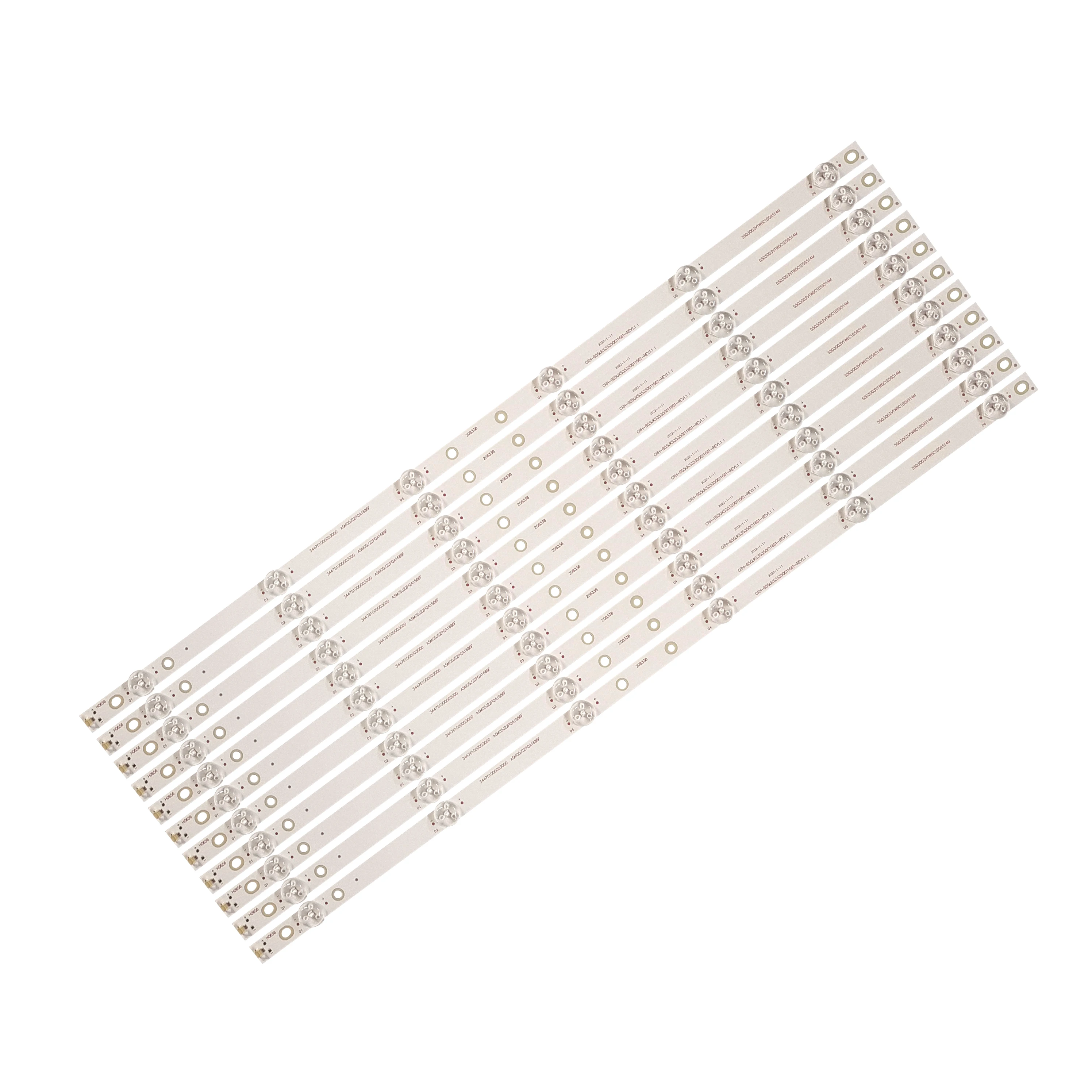 11pcs/lot led backlight strip 6lampfor hai er LS55G310Z LS55AL88R81A2 CRH-B55UKS35350611661-REV1.1
11pcs/lot led backlight strip 6lampfor hai er LS55G310Z LS55AL88R81A2 CRH-B55UKS35350611661-REV1.1