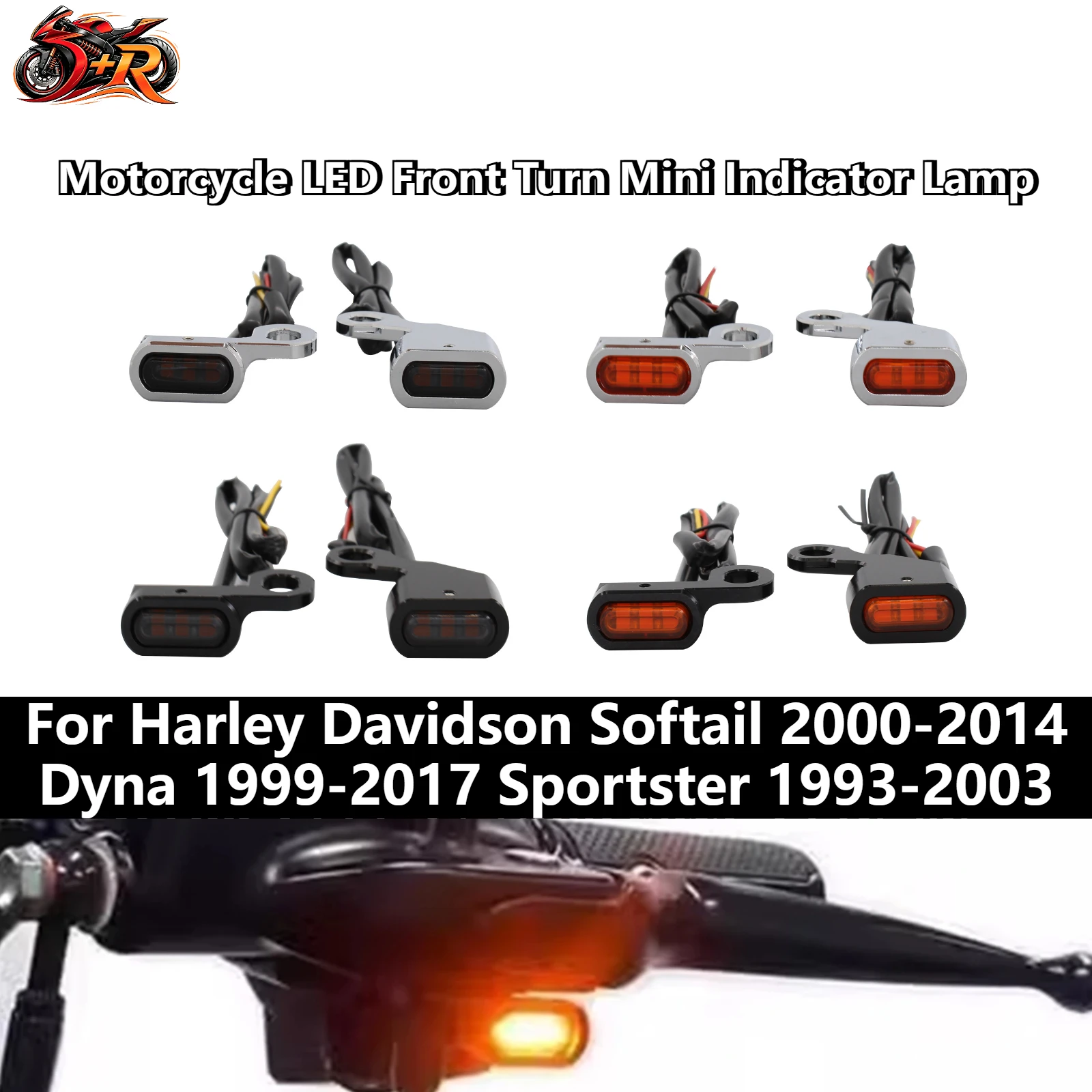 For Harley Davidson Softail 2000-2014 Dyna 1999-17 Sportster 1993-03 Motorcycle LED Front Turn Signal Light Mini Indicator Lamp
For Harley Davidson Softail 2000-2014 Dyna 1999-17 Sportster 1993-03 Motorcycle LED Front Turn Signal Light Mini Indicator Lamp