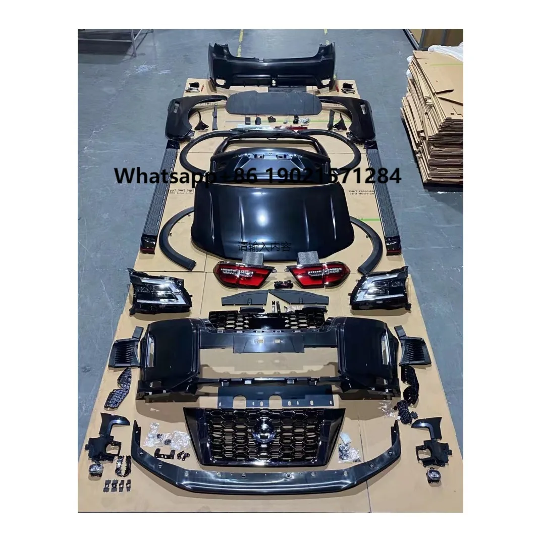 Car Body Kits for Nissan Patrol 2014-2019 Upgrade Nismo Style Front Rear Bumper Fender Hood Headlights Taillights Rear Door
Car Body Kits for Nissan Patrol 2014-2019 Upgrade Nismo Style Front Rear Bumper Fender Hood Headlights Taillights Rear Door