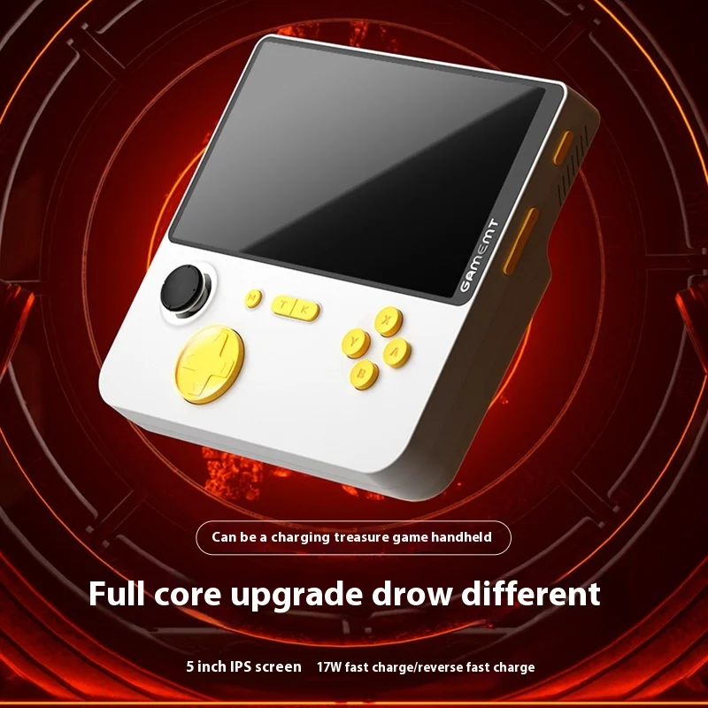 New 5-inch dual controller handheld game console, retro nostalgic handheld console, screen projection TV
New 5-inch dual controller handheld game console, retro nostalgic handheld console, screen projection TV