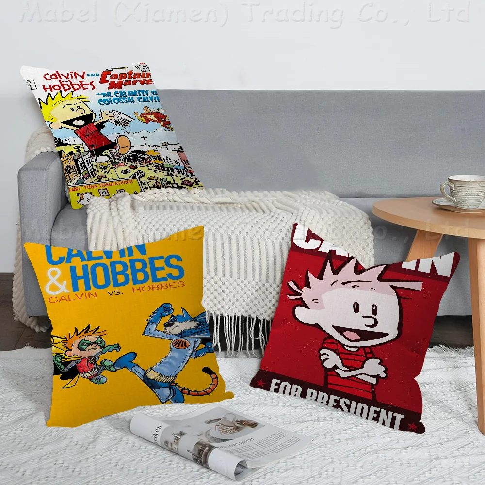 C-Calvin And H-Hobbes Pillow Cushion Cover Pillowcase Living Room Sofa Home Decor Customized
C-Calvin And H-Hobbes Pillow Cushion Cover Pillowcase Living Room Sofa Home Decor Customized