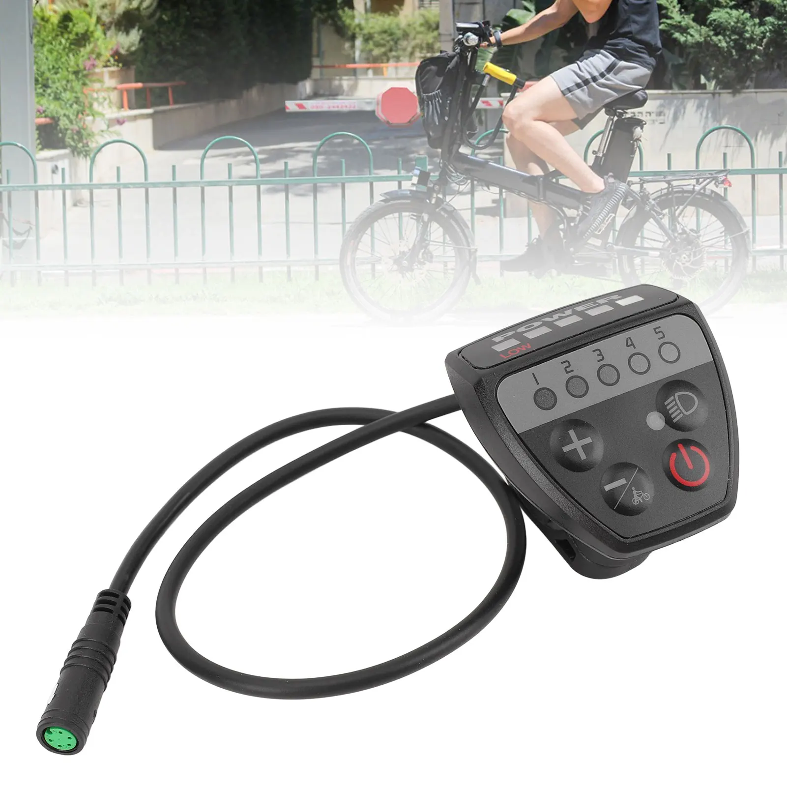 Speed Controller LED Display Lightweight Electric Bike LED Display Panel Easy To Install for Mid Drive Motor for Electric Bike
Speed Controller LED Display Lightweight Electric Bike LED Display Panel Easy To Install for Mid Drive Motor for Electric Bike
