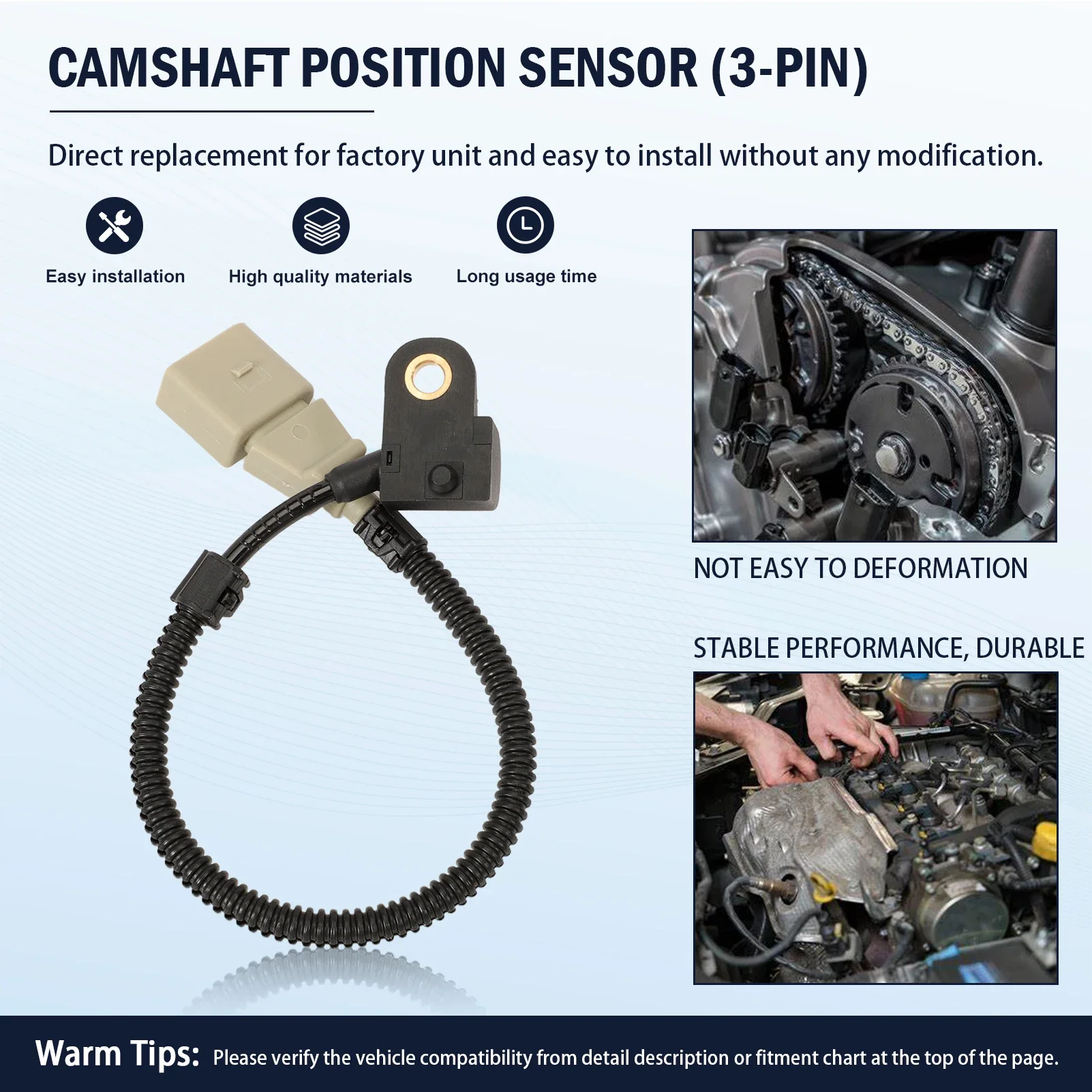 03G957147B Датчик положения распределительного вала 045957147D ДЛЯ VW Golf V (1K1) 076906433
03G957147B Датчик положения распределительного вала 045957147D ДЛЯ VW Golf V (1K1) 076906433