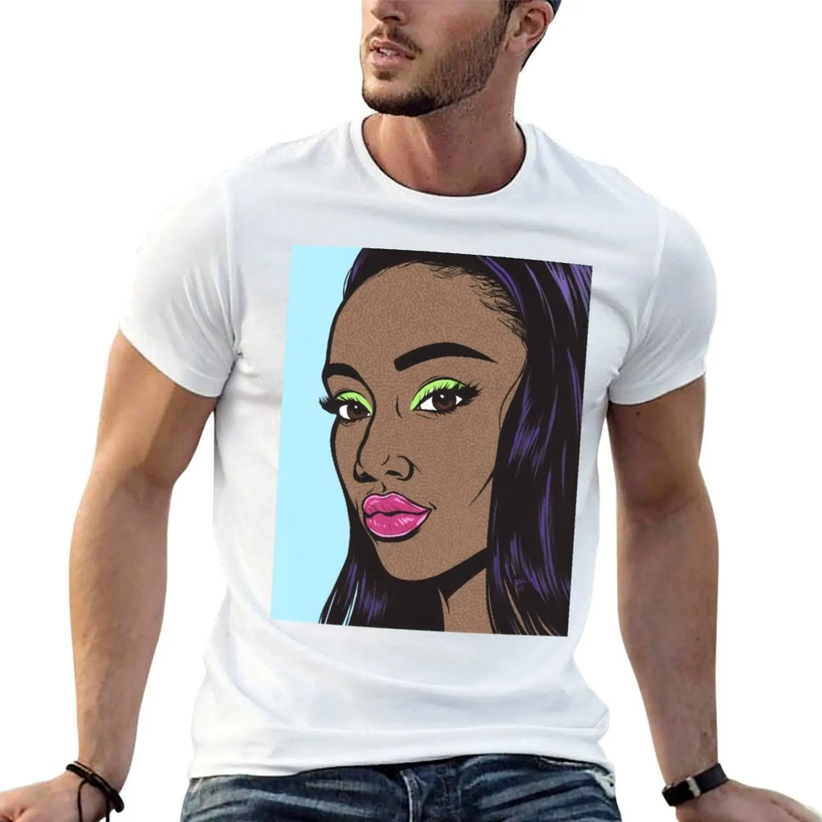 Black Fashion Model Comic Girl T-Shirt t shirt personalised cotton t shirt man anime t shirts oversize T-shirt
Black Fashion Model Comic Girl T-Shirt t shirt personalised cotton t shirt man anime t shirts oversize T-shirt