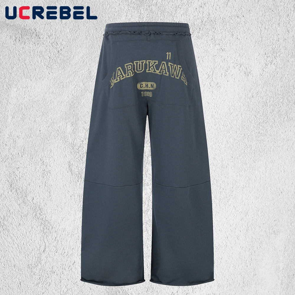 Letter Print Pocket Sweatpants Mens Hip Hop Streetwear Elastic Waist Wide Leg Baggy Scimitar Pants Man Trousers
Letter Print Pocket Sweatpants Mens Hip Hop Streetwear Elastic Waist Wide Leg Baggy Scimitar Pants Man Trousers