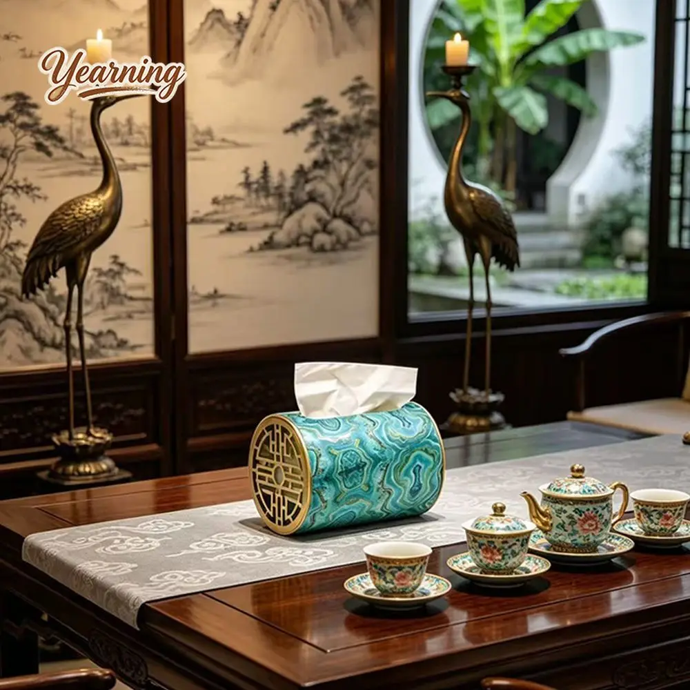 Chinese Style Round Cylinder Tissue Box Horizontal and Vertical Dual Use Home Tea Table High Value Multi Scene Napkin Holder
Chinese Style Round Cylinder Tissue Box Horizontal and Vertical Dual Use Home Tea Table High Value Multi Scene Napkin Holder