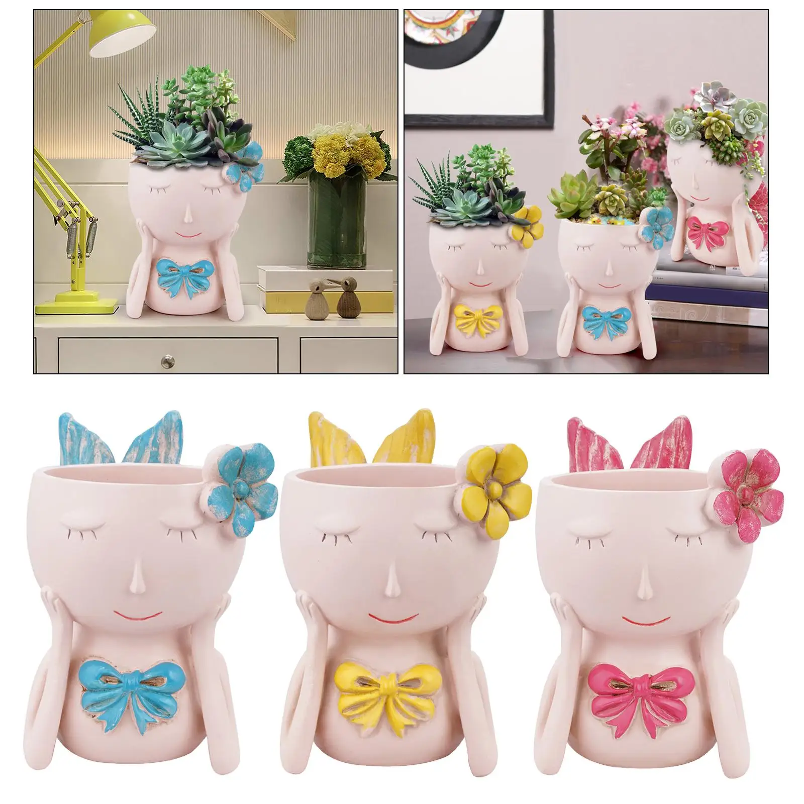 Mermaid Plant Pot Planter Indoor E Outdoor Resin Planter, Cute Plants Flower Pot, No Plant Included
Mermaid Plant Pot Planter Indoor E Outdoor Resin Planter, Cute Plants Flower Pot, No Plant Included