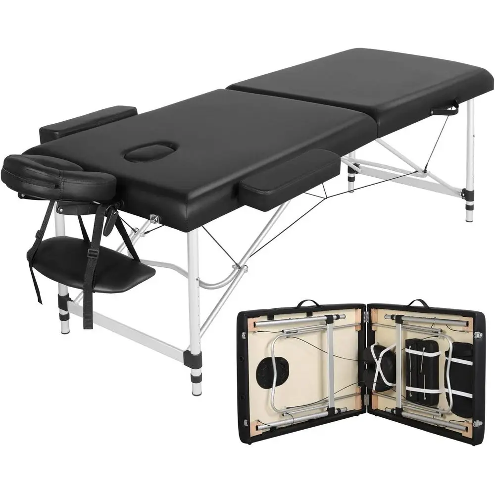 Portable Aluminum Adjustable Height Massage Table with Facial Cradle and Carry Bag, 28 Wide Black
Portable Aluminum Adjustable Height Massage Table with Facial Cradle and Carry Bag, 28 Wide Black