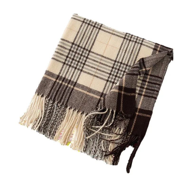 New Plaid Cashmere-like Scarf Women Men Autumn Winter Korean Style Fashion Shawl Hijab Hair Wrap Simple Warm Large Neck Warmer
New Plaid Cashmere-like Scarf Women Men Autumn Winter Korean Style Fashion Shawl Hijab Hair Wrap Simple Warm Large Neck Warmer