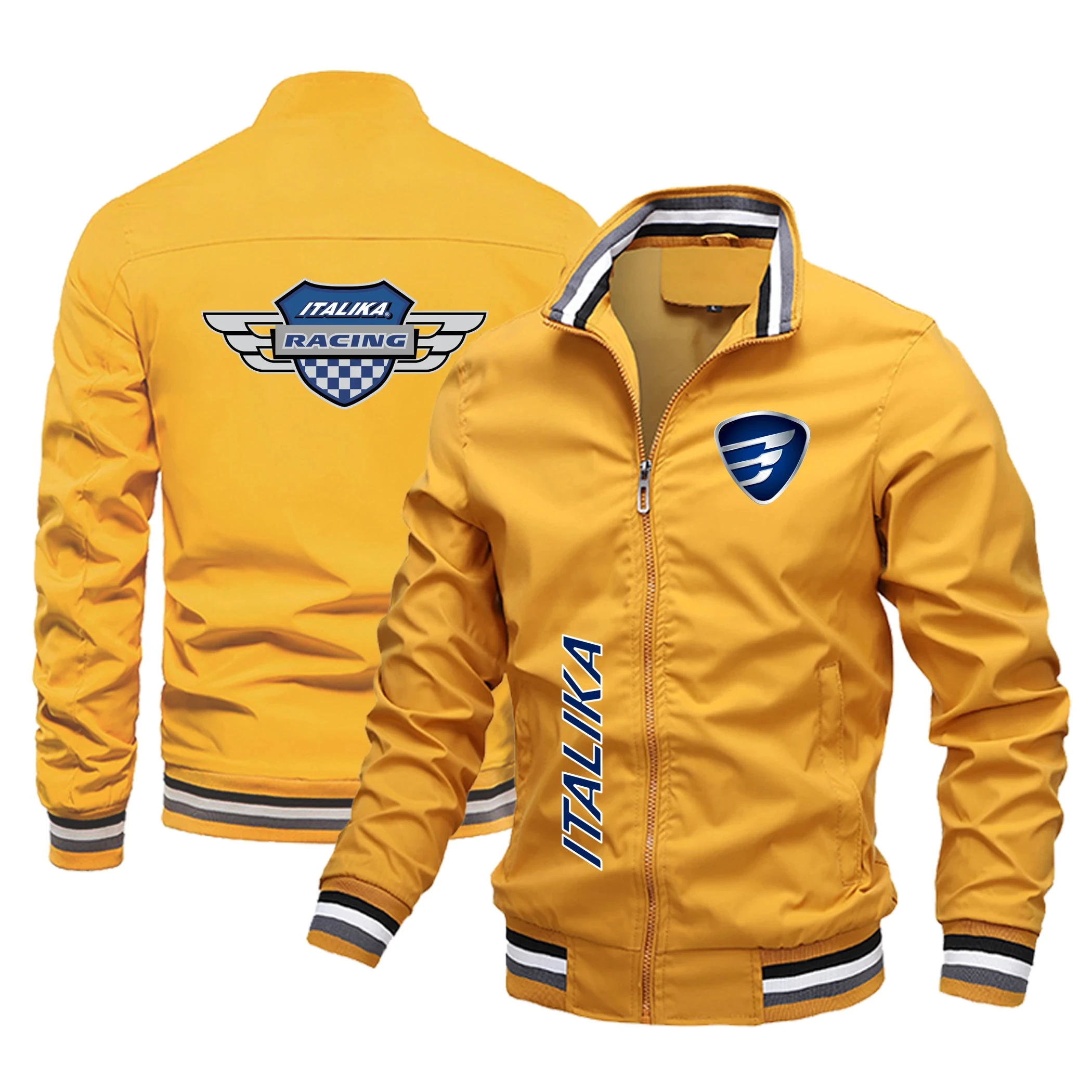 2024 Men's Retro Style ITALIKA Motorcycle Racing Jacket Logo Printed Outdoor Casual Sports Zipper Shirt Jacket
2024 Men's Retro Style ITALIKA Motorcycle Racing Jacket Logo Printed Outdoor Casual Sports Zipper Shirt Jacket