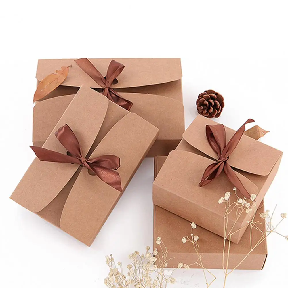5 Pcs Packing Box Kraft Paper Portable Present Box Folded Multi-purpose Nougat Box Collapsible Gifts Case Cake Baking Holder
5 Pcs Packing Box Kraft Paper Portable Present Box Folded Multi-purpose Nougat Box Collapsible Gifts Case Cake Baking Holder