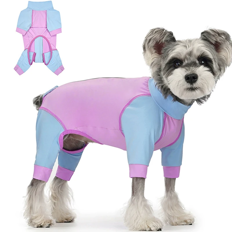 UPF 50 Clothing Boy Dog Clothes Zipper Dog Sun Protection Cool Feeling Jump Suit Soft Dog Bodysuit Summer Small Dog Clothing
UPF 50 Clothing Boy Dog Clothes Zipper Dog Sun Protection Cool Feeling Jump Suit Soft Dog Bodysuit Summer Small Dog Clothing