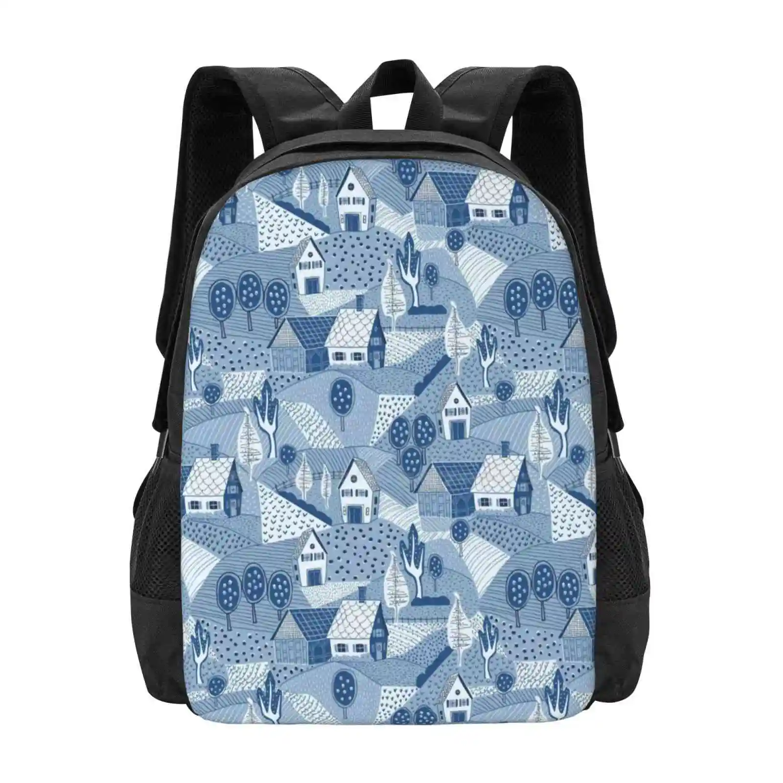 Mid-Century Blue Hills Farm Landscape Hot Sale Schoolbag Backpack Fashion Bags Farm Landscape Color Of The Year Classic Blue
Mid-Century Blue Hills Farm Landscape Hot Sale Schoolbag Backpack Fashion Bags Farm Landscape Color Of The Year Classic Blue