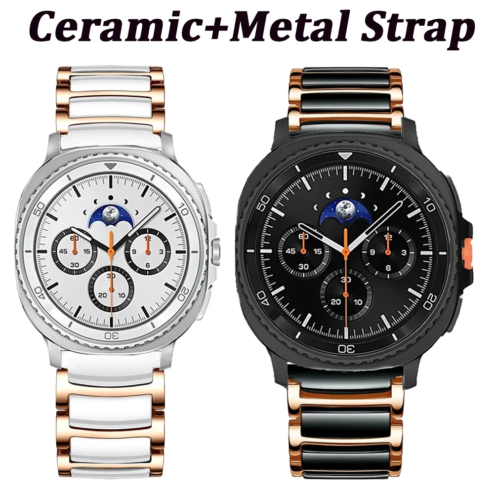 Керамический + металлический ремешок для Samsung Galaxy Watch 8 44 мм 40 мм 8 Classic 46 мм Высококачественный браслет Galaxy Watch Ultra 2025 47 мм ремешок
Керамический + металлический ремешок для Samsung Galaxy Watch 8 44 мм 40 мм 8 Classic 46 мм Высококачественный браслет Galaxy Watch Ultra 2025 47 мм ремешок