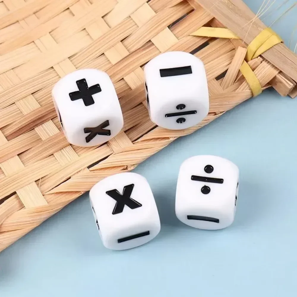 6Pcs 16mm Resin Addition Subtraction Multiplication Division Symbol Dice Math Toys for Kids Operation Props Education Toys
6Pcs 16mm Resin Addition Subtraction Multiplication Division Symbol Dice Math Toys for Kids Operation Props Education Toys